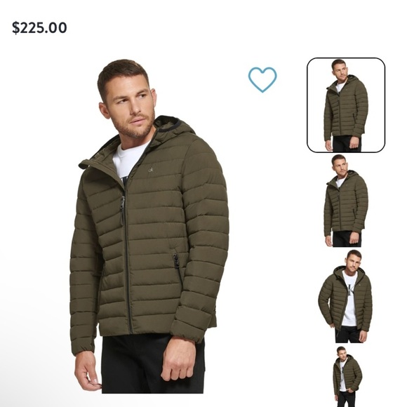 NWOT Calvin Klein Men's Puffer Jacket - Picture 1 of 5